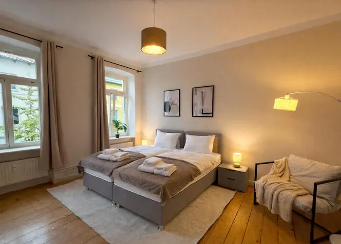 Liva Zentrum - 4 Mit Kueche Und Wlan - Naehe Hauptbahnhof - Ideal Fuer Familien & Monteure Schwerin (Mecklenburg-Vorpommern)