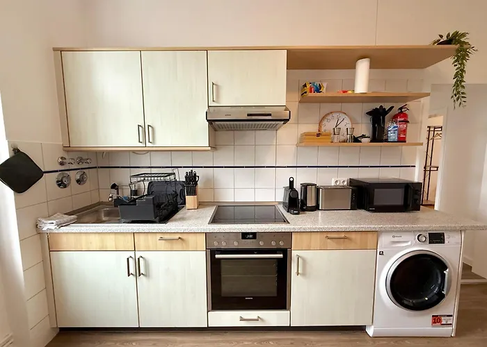 Daire Liva Zentrum - 4 Mit Kueche Und Wlan - Naehe Hauptbahnhof - Ideal Fuer Familien & Monteure Schwerin (Mecklenburg-Vorpommern)